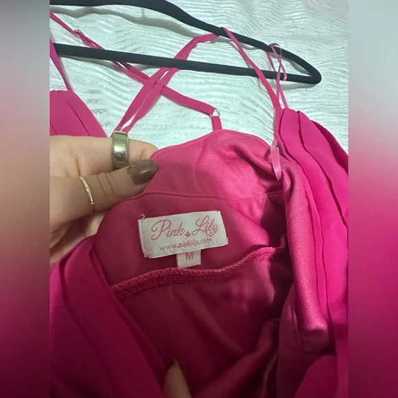 Pink Lily It All Begins With Love Magenta Maxi Dress - Picture 6 of 6